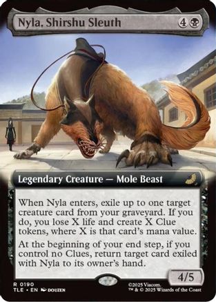 Nyla, Shirshu Sleuth (Extended Art) (TLE-190) - Avatar: The Last Airbender: Eternal-Legal Foil - Poke-Collect