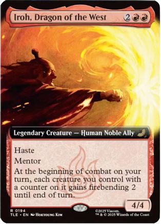 Iroh, Dragon of the West (Extended Art) (TLE-194) - Avatar: The Last Airbender: Eternal-Legal - Poke-Collect