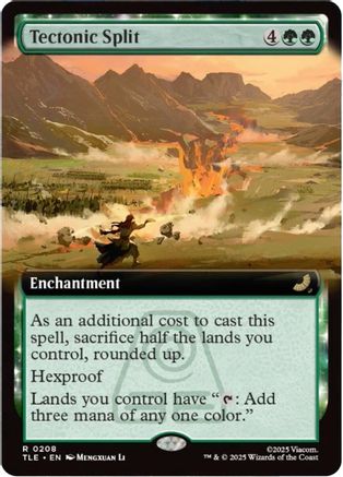 Tectonic Split (Extended Art) (TLE-208) - Avatar: The Last Airbender: Eternal-Legal - Poke-Collect