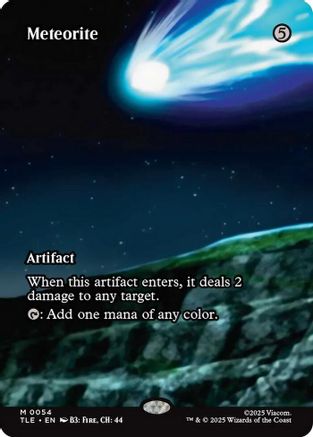 Meteorite (Borderless) (TLE-054) - Avatar: The Last Airbender: Eternal-Legal - Poke-Collect