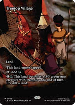 Treetop Village (Borderless) (TLE-060) - Avatar: The Last Airbender: Eternal-Legal Foil - Poke-Collect