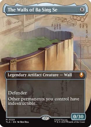 The Walls of Ba Sing Se (Borderless) (TLA-329) - Avatar: The Last Airbender - Poke-Collect