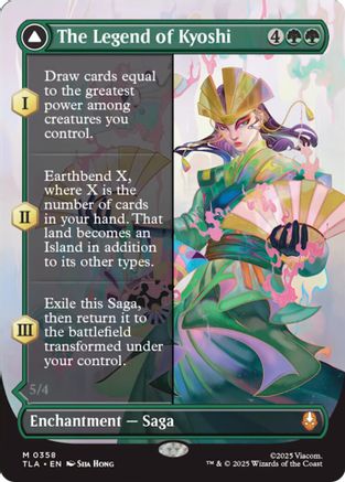 The Legend of Kyoshi (Borderless) (TLA-358) - Avatar: The Last Airbender - Poke-Collect