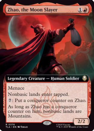 Zhao, the Moon Slayer (Extended Art) (TLA-376) - Avatar: The Last Airbender - Poke-Collect