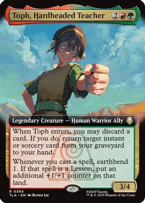 Toph, Hardheaded Teacher (Extended Art) (TLA-384) - Avatar: The Last Airbender - Poke-Collect