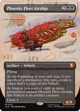 Phoenix Fleet Airship (Borderless) (TLA-323) - Avatar: The Last Airbender - Poke-Collect