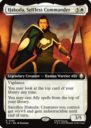 Hakoda, Selfless Commander (Extended Art) (TLA-366) - Avatar: The Last Airbender - Poke-Collect