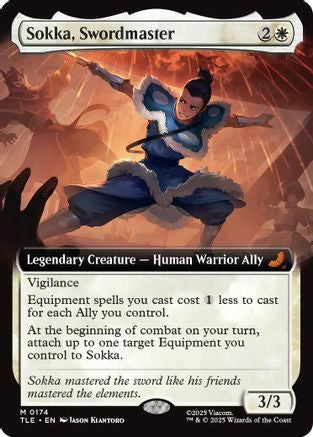 Sokka, Swordmaster (Extended Art) (TLE-174) - Avatar: The Last Airbender: Eternal-Legal - Poke-Collect