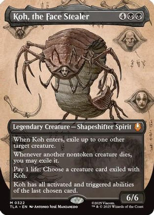 Koh, the Face Stealer (Borderless) (TLA-322) - Avatar: The Last Airbender - Poke-Collect