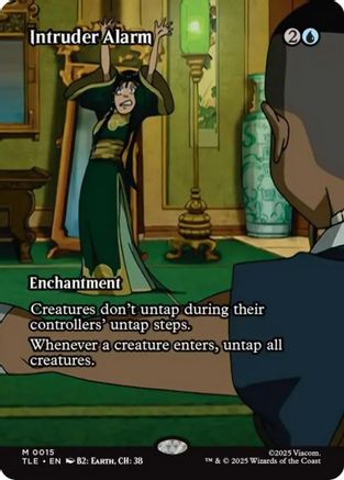 Intruder Alarm (Borderless) (TLE-015) - Avatar: The Last Airbender: Eternal-Legal Foil - Poke-Collect