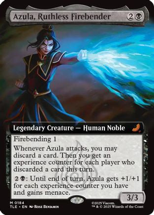 Azula, Ruthless Firebender (Extended Art) (TLE-184) - Avatar: The Last Airbender: Eternal-Legal - Poke-Collect