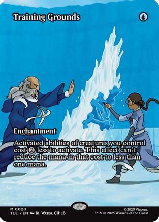 Training Grounds (Borderless) (TLE-020) - Avatar: The Last Airbender: Eternal-Legal Foil - Poke-Collect