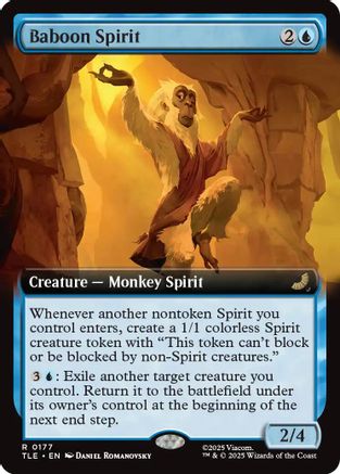 Baboon Spirit (Extended Art) (TLE-177) - Avatar: The Last Airbender: Eternal-Legal Foil - Poke-Collect