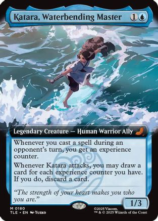Katara, Waterbending Master (Extended Art) (TLE-180) - Avatar: The Last Airbender: Eternal-Legal - Poke-Collect