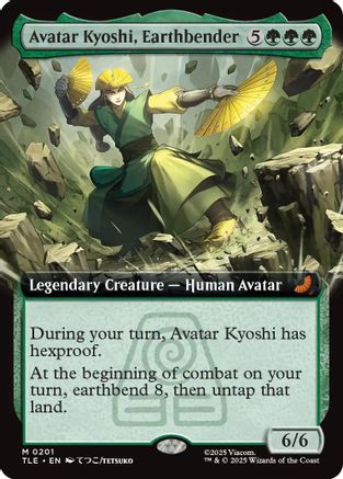 Avatar Kyoshi, Earthbender (Extended Art) (TLE-201) - Avatar: The Last Airbender: Eternal-Legal Foil - Poke-Collect