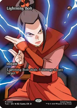 Lightning Bolt (Borderless) (TLE-032) - Avatar: The Last Airbender: Eternal-Legal - Poke-Collect