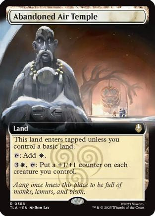 Abandoned Air Temple (Extended Art) (TLA-386) - Avatar: The Last Airbender Foil - Poke-Collect