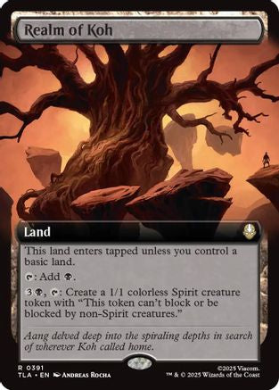 Realm of Koh (Extended Art) (TLA-391) - Avatar: The Last Airbender Foil - Poke-Collect
