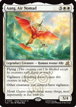 Aang, Air Nomad (0265) (TLE-265) - Avatar: The Last Airbender: Eternal-Legal - Poke-Collect
