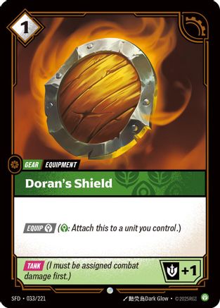 Doran's Shield (033/221) - Spiritforged Foil - Poke-Collect