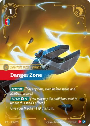 Danger Zone (182/221) - Spiritforged Foil - Poke-Collect