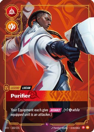Lucian - Purifier (183/221) - Spiritforged Foil - Poke-Collect