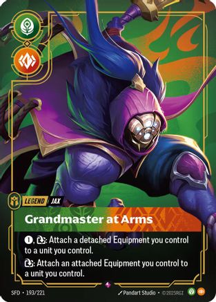 Jax - Grandmaster At Arms (193/221) - Spiritforged Foil - Poke-Collect