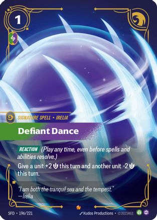 Defiant Dance (196/221) - Spiritforged Foil - Poke-Collect