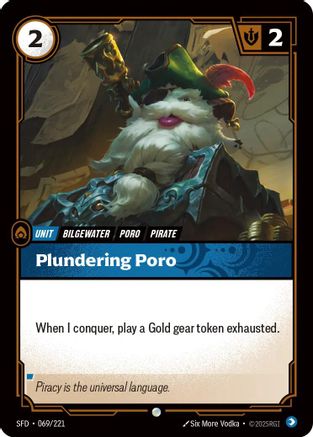 Plundering Poro (069/221) - Spiritforged - Poke-Collect
