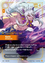 Sett - Brawler (Overnumbered) (232/221) - Spiritforged Foil - Poke-Collect