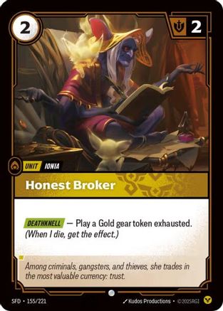 Honest Broker (155/221) - Spiritforged - Poke-Collect