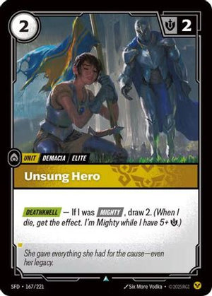 Unsung Hero (167/221) - Spiritforged Foil - Poke-Collect