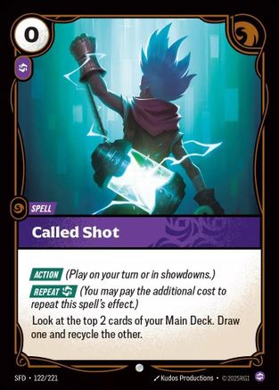 Called Shot (122/221) - Spiritforged Foil - Poke-Collect