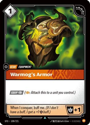 Warmog's Armor (108/221) - Spiritforged Foil - Poke-Collect