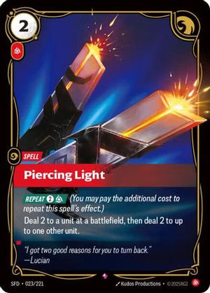 Piercing Light (023/221) - Spiritforged Foil - Poke-Collect