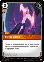 Strike Down (107/221) - Spiritforged - Poke-Collect