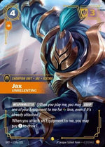 Jax - Unrelenting (Alternate Art) (119a/221) - Spiritforged Foil - Poke-Collect