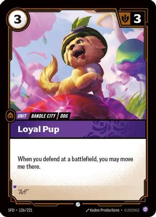 Loyal Pup (126/221) - Spiritforged - Poke-Collect