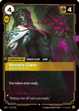 Renata Glasc - Industrialist (171/221) - Spiritforged Foil - Poke-Collect