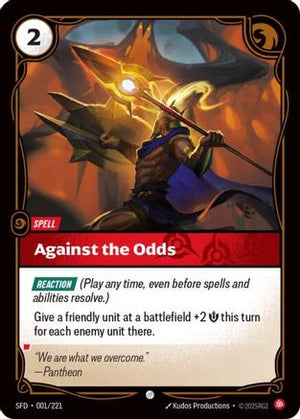 Against the Odds (001/221) - Spiritforged - Poke-Collect
