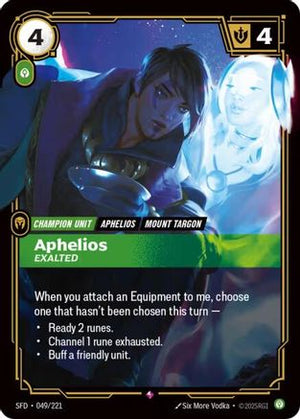 Aphelios - Exalted (049/221) - Spiritforged Foil - Poke-Collect