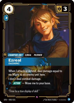 Ezreal - Dashing (082/221) - Spiritforged Foil - Poke-Collect