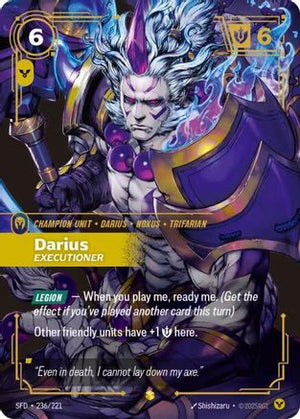 Darius - Executioner (Overnumbered) (236/221) - Spiritforged Foil - Poke-Collect