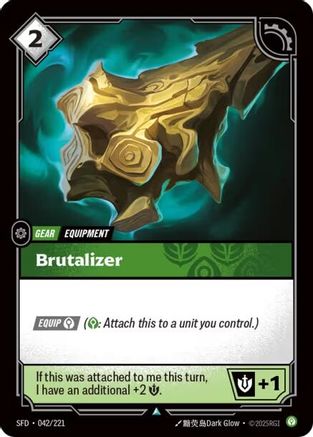 Brutalizer (042/221) - Spiritforged Foil - Poke-Collect