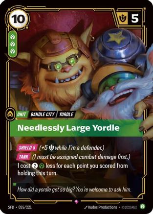 Needlessly Large Yordle (055/221) - Spiritforged Foil - Poke-Collect