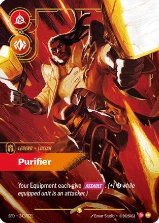 Lucian - Purifier (Overnumbered) (241/221) - Spiritforged Foil - Poke-Collect