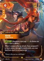 Sivir - Ambitious (Alternate Art) (120a/221) - Spiritforged Foil - Poke-Collect