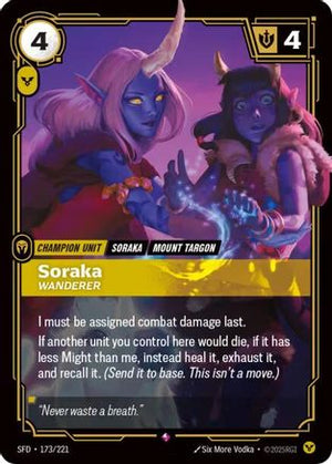 Soraka - Wanderer (173/221) - Spiritforged Foil - Poke-Collect