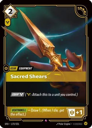Sacred Shears (172/221) - Spiritforged Foil - Poke-Collect