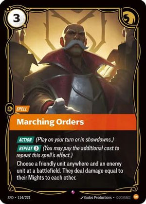 Marching Orders (114/221) - Spiritforged Foil - Poke-Collect